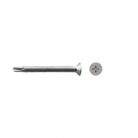 Screw for PVC, metric thread and selfdrilling PVM