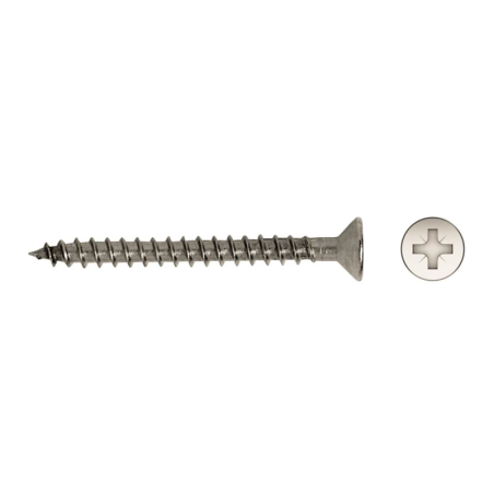 Chipboard screw stainless steel DIN 7505A